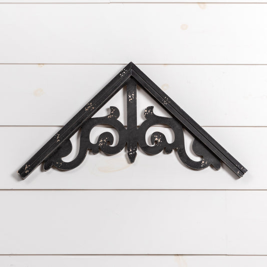 Black Gable Bracket Decor Rose City Decor 