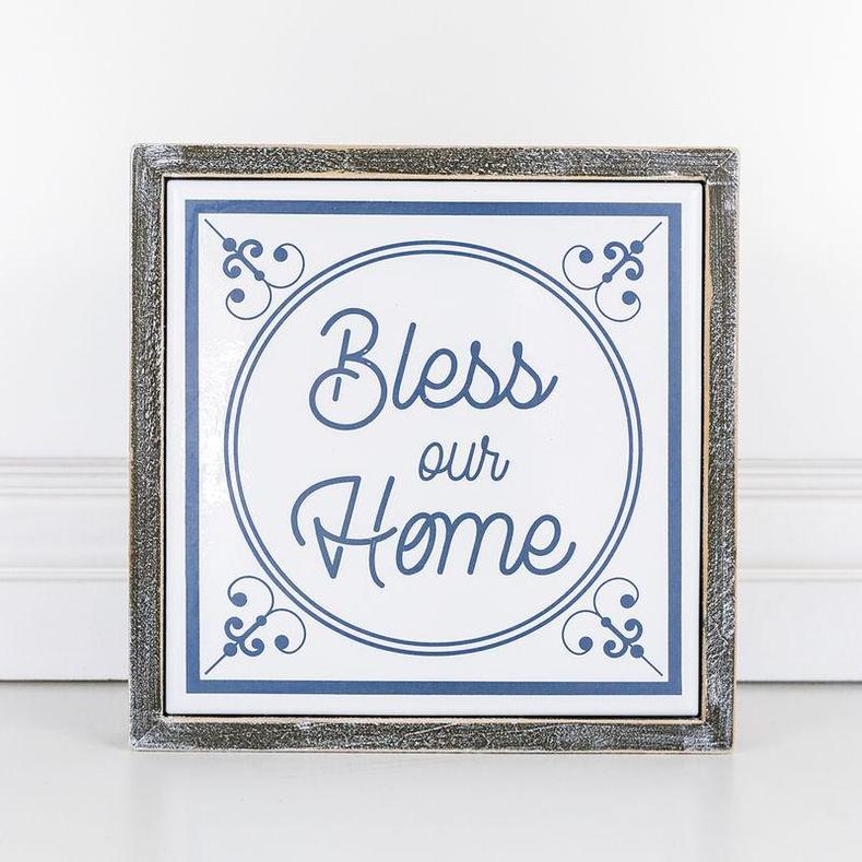 Bless This Home Sign Decor Rose City Decor 