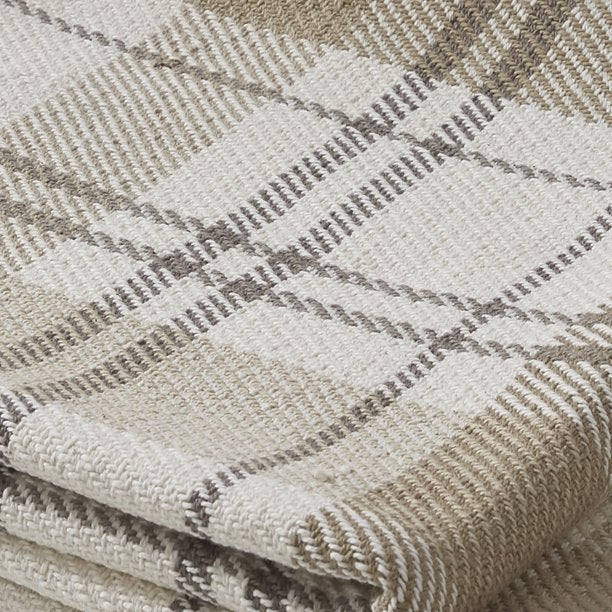 In The Meadow Plaid Throw Blanket