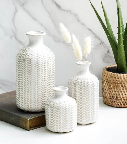 Chevron Vase Set/3, $30, Rose City Home Decor